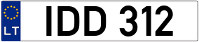 Truck License Plate